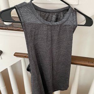 Lululemon grey reflective tank